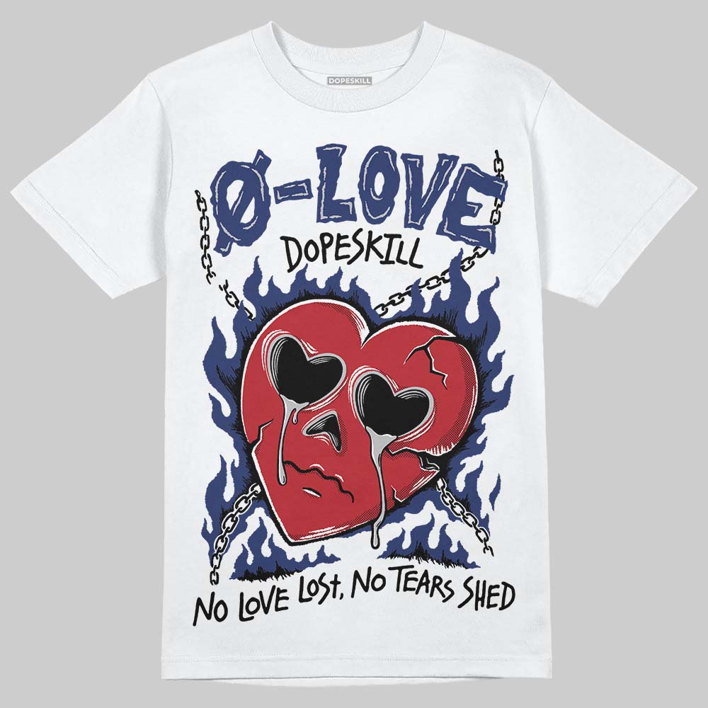 Rare Air Deep Royal Blue 1s superstreetwear T-Shirt Crying Heart Graphic