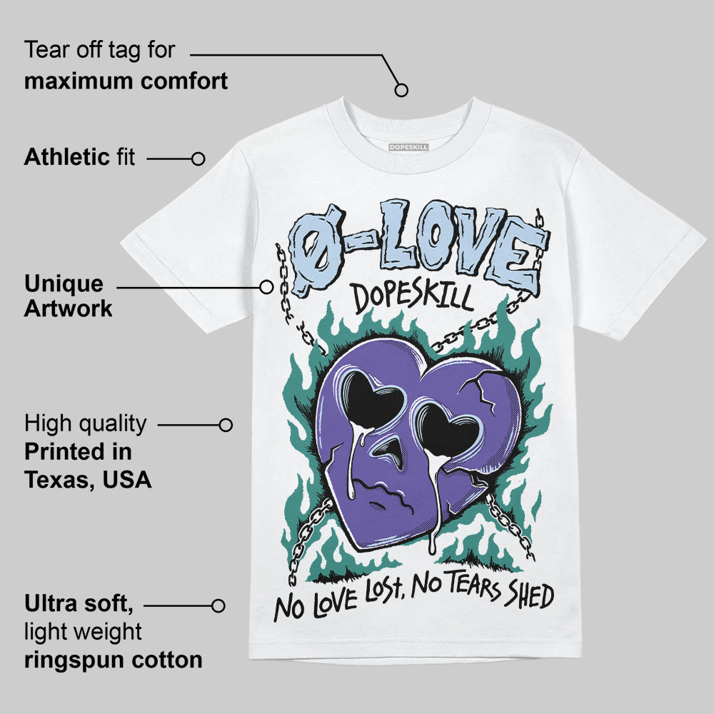 Grape 5s superstreetwear T-Shirt Crying Heart Graphic
