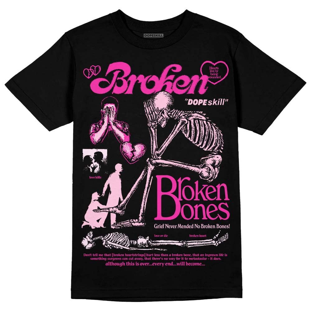 Pink Collection superstreetwear T-Shirt Broken Bones Graphic