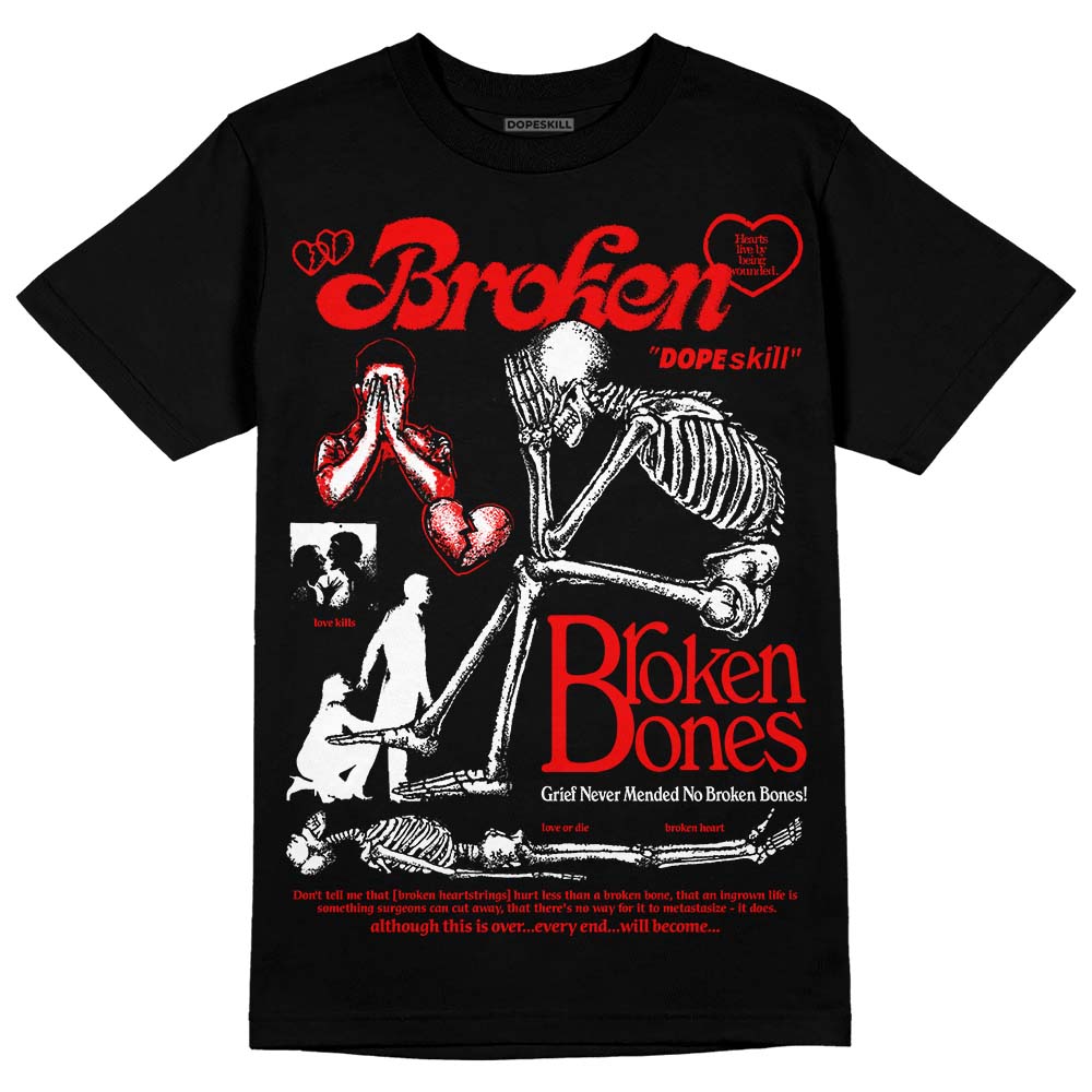 Red Collection superstreetwear T-Shirt Broken Bones Graphic