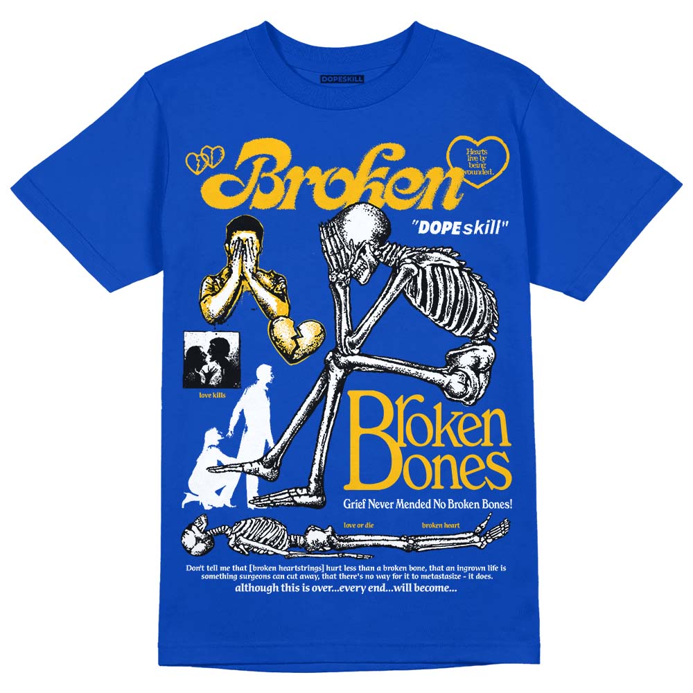 Royal Blue Collection superstreetwear Royal Blue T-shirt Broken Bones Graphic