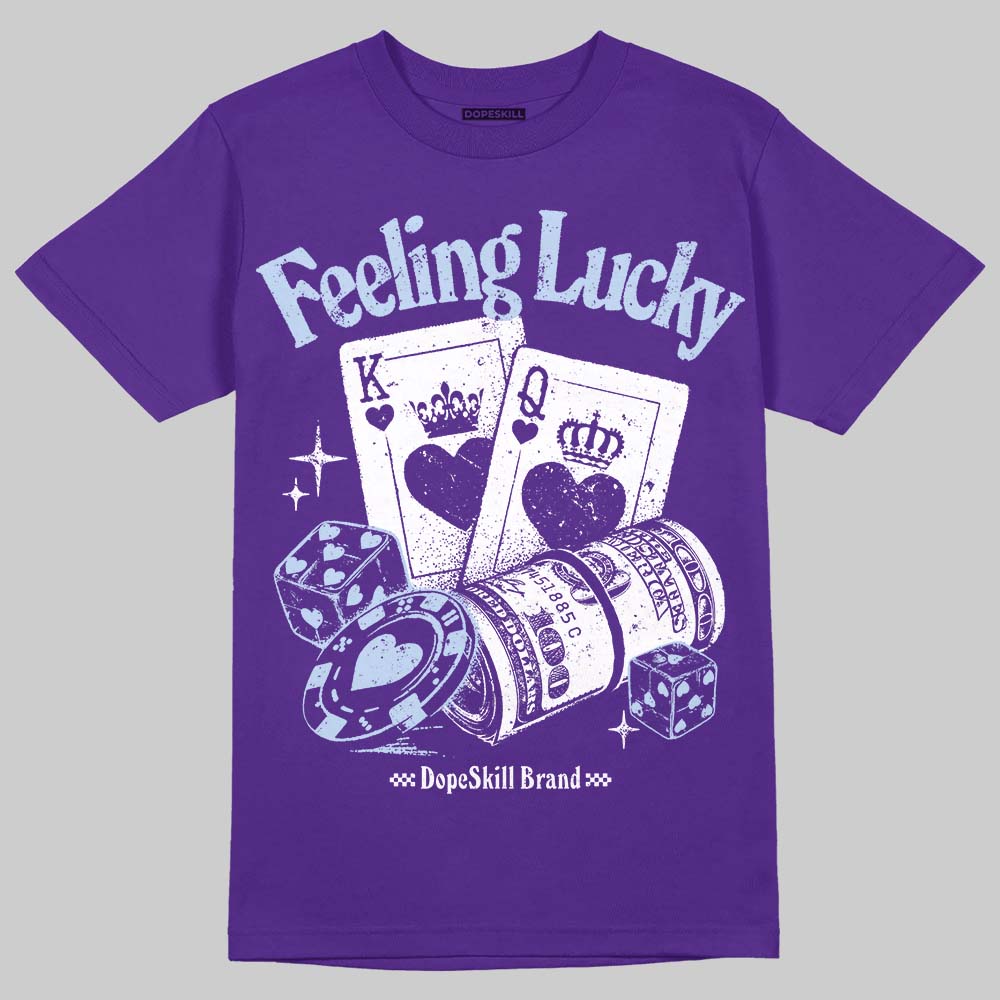 Grape 5s superstreetwear T-Shirt Feeling Lucky Graphic