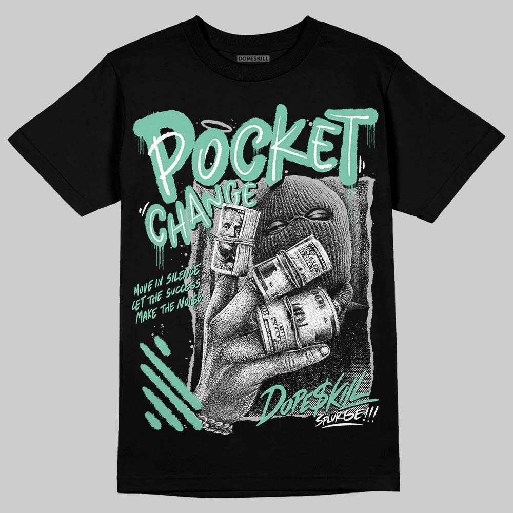 Green Glow 3s superstreetwear T-Shirt Pocket Change Graphic