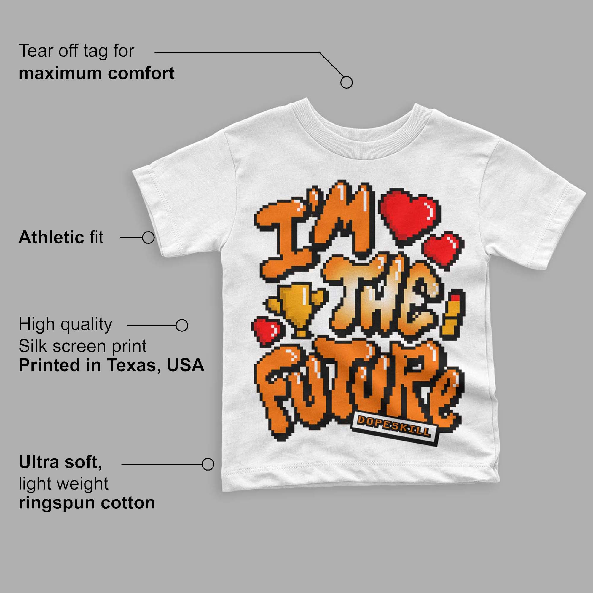 Dunk Low Magma Orange superstreetwear Toddler Kids T-shirt I'm The Future Graphic