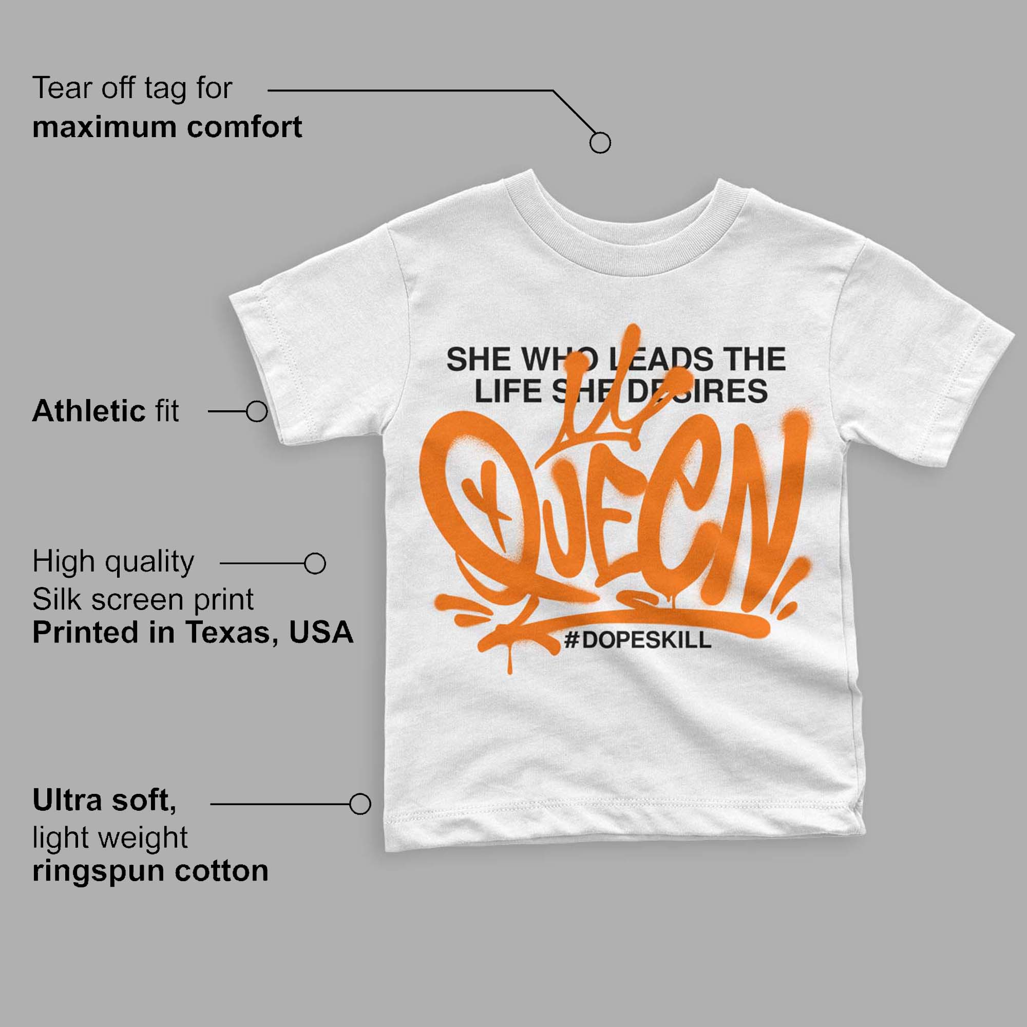 Dunk Low Magma Orange superstreetwear Toddler Kids T-shirt Queen Graphic