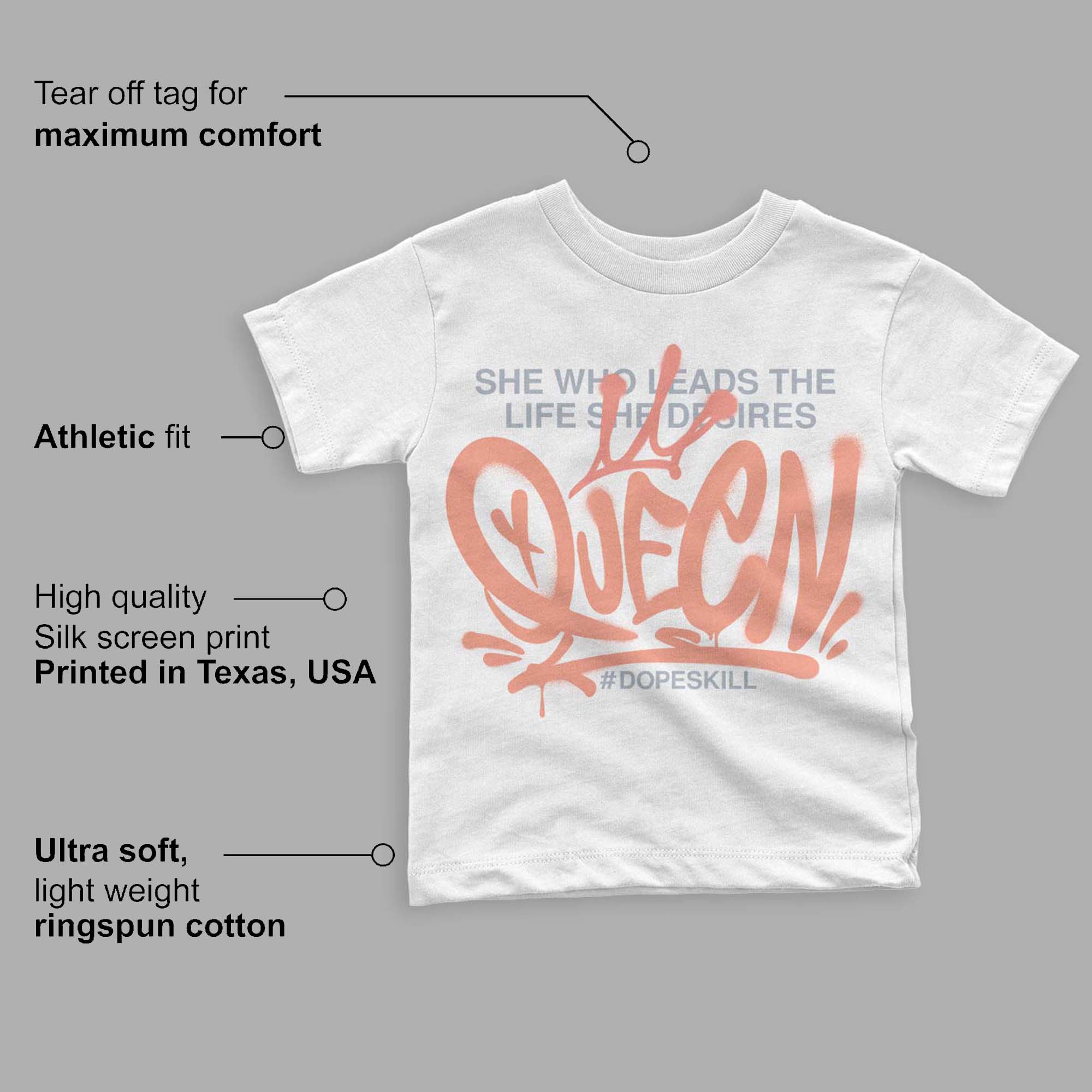 Crimson Bliss 5s superstreetwear Toddler Kids T-shirt Queen Graphic