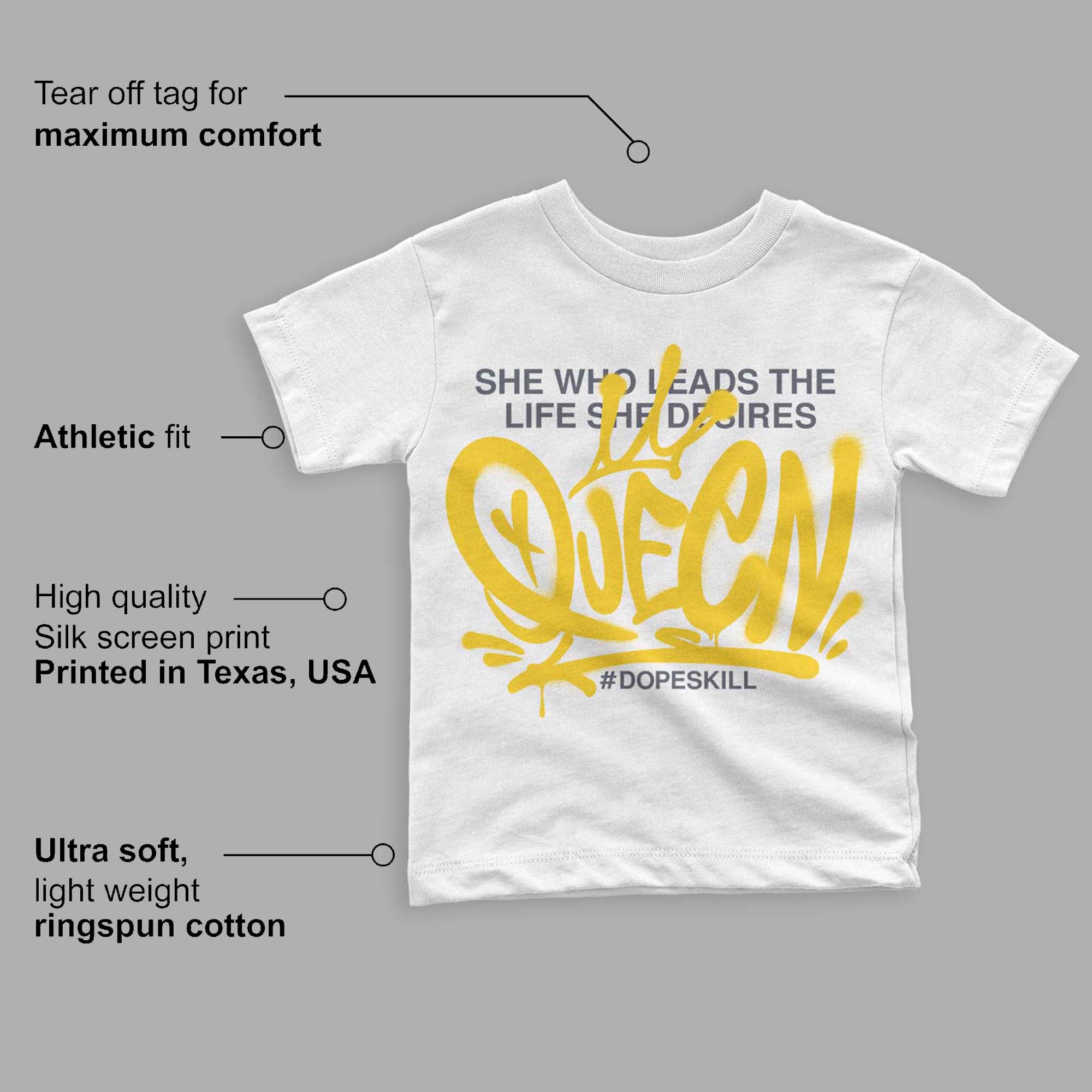 Lightning 4s superstreetwear Toddler Kids T-shirt Queen Graphic