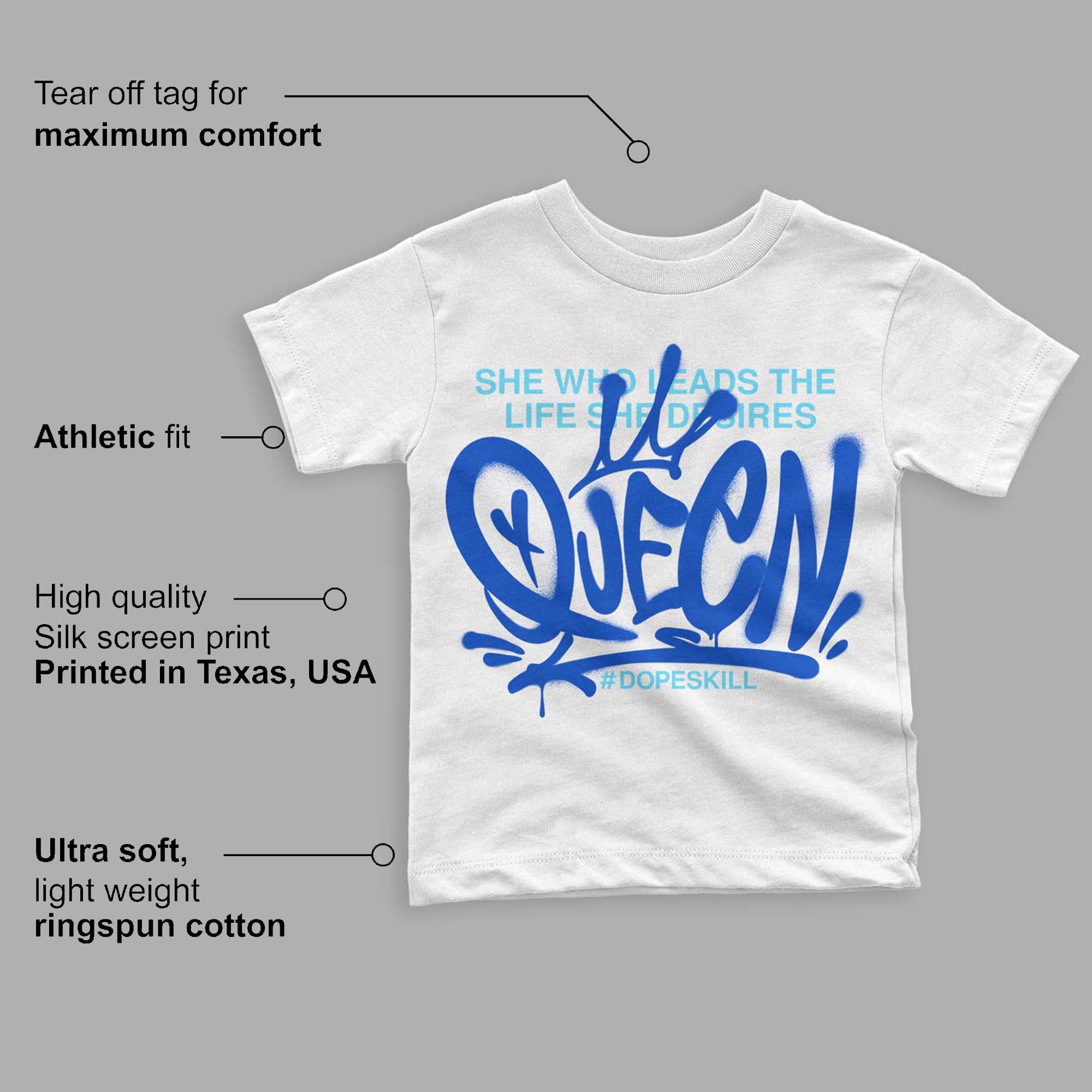 SB Dunk Argon superstreetwear Toddler Kids T-shirt Queen Graphic
