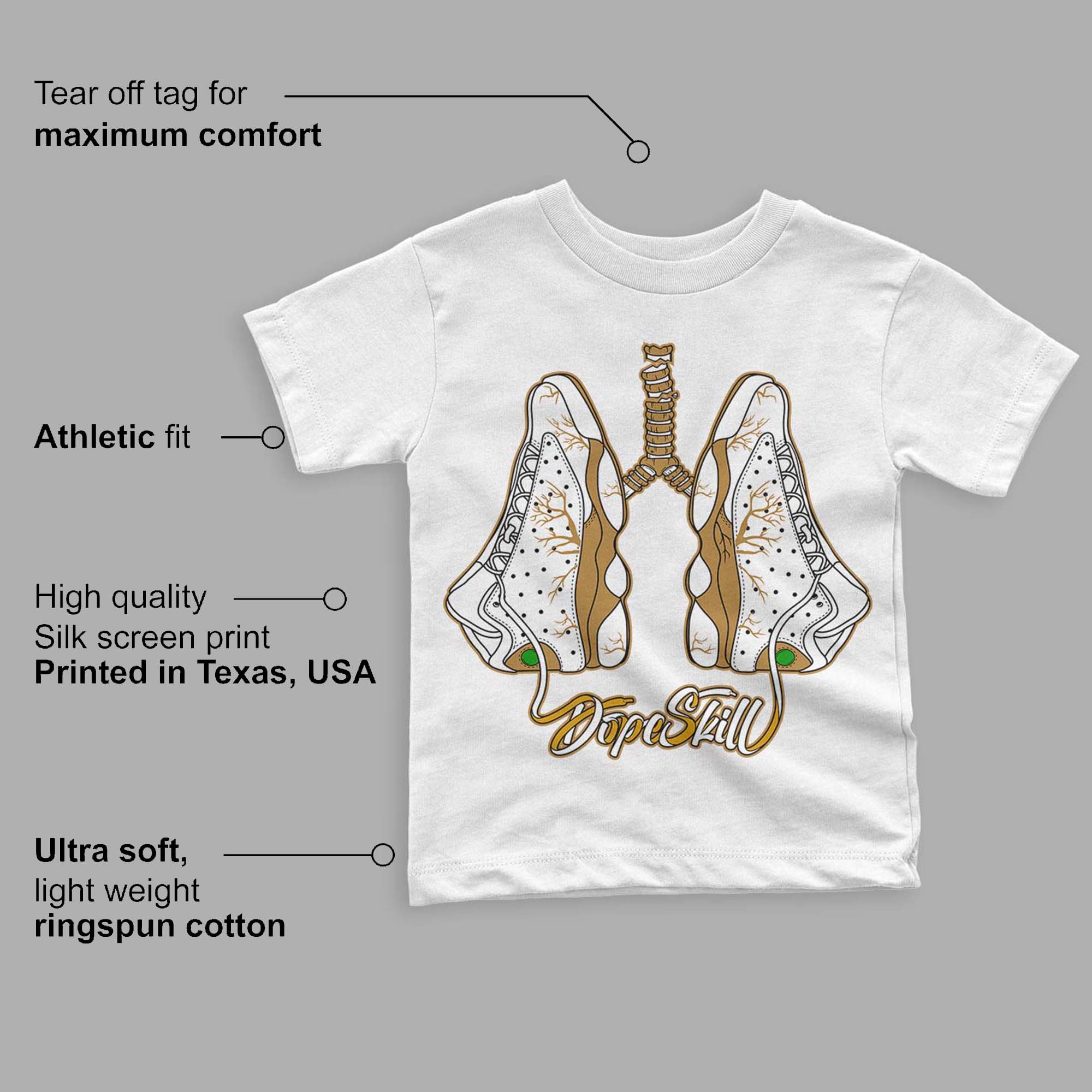 Wheat 13s superstreetwear Toddler Kids T-shirt Breathe Graphic