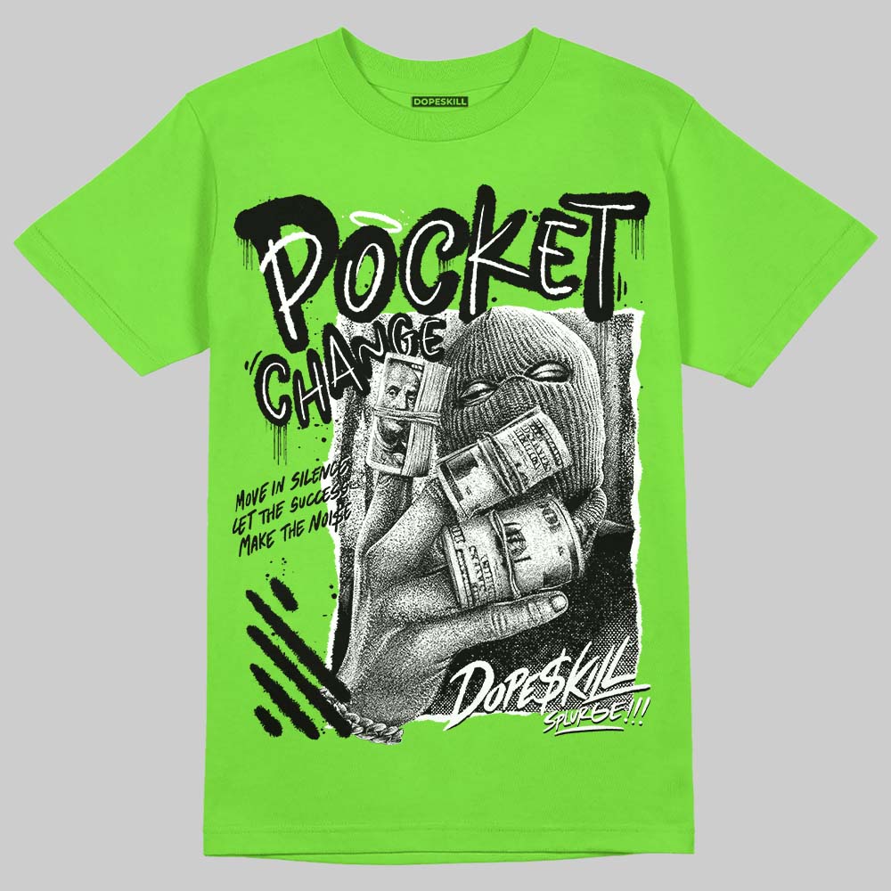 Neon Green Collection superstreetwear T-Shirt Pocket Change Graphic
