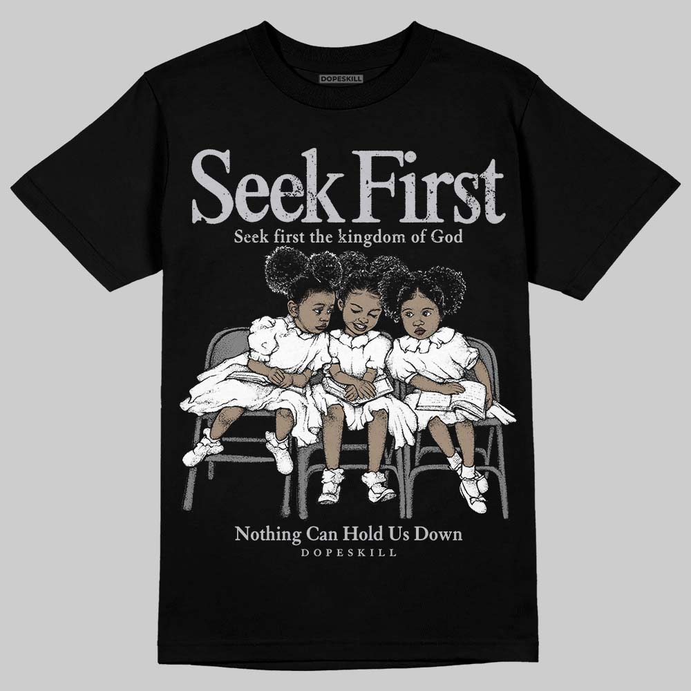 Grey Collection superstreetwear T-Shirt New Seek First Graphic