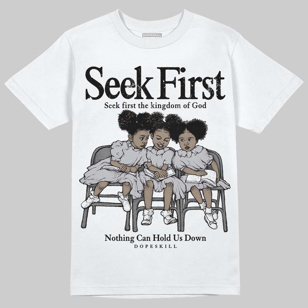 Grey Collection superstreetwear T-Shirt New Seek First Graphic