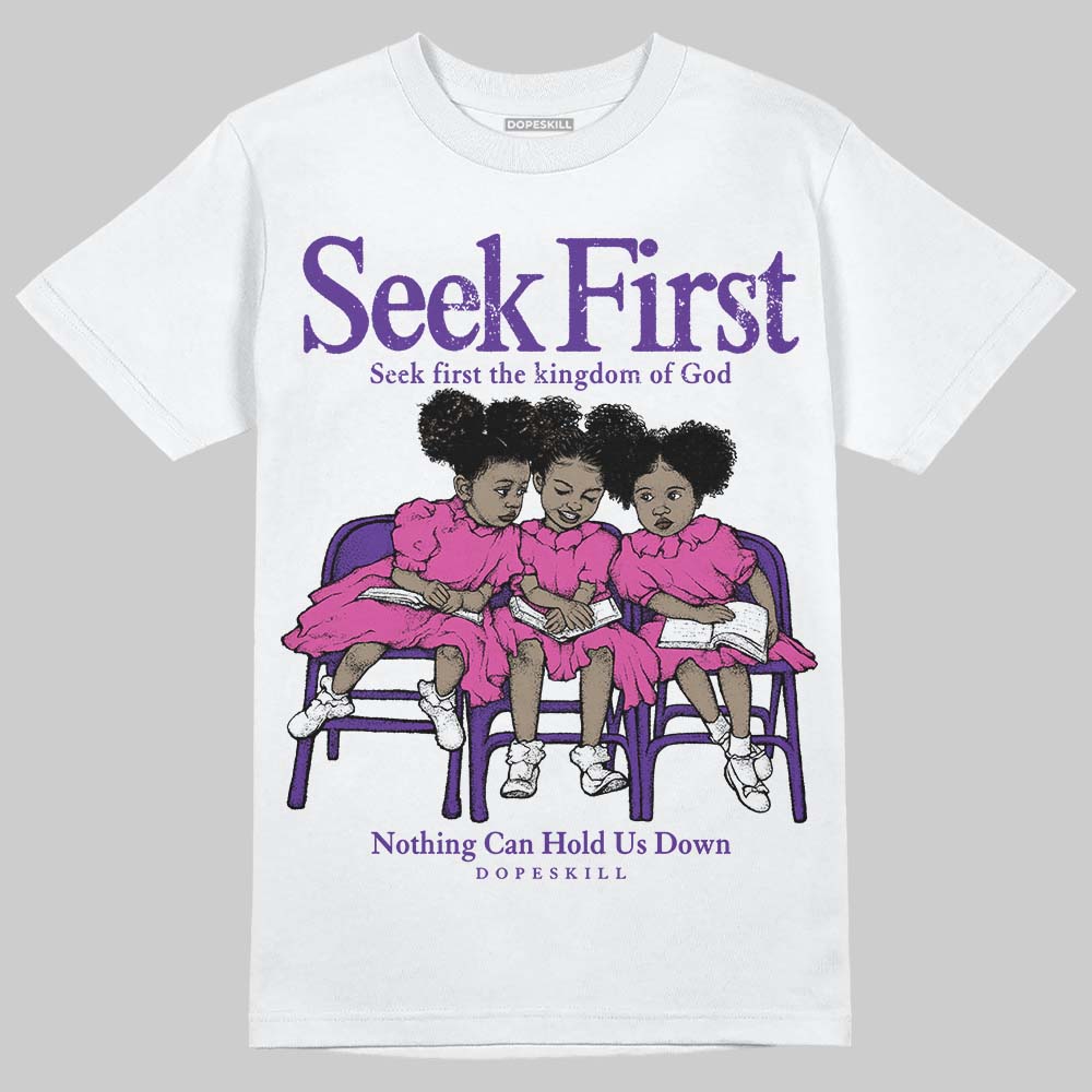 PURPLE Collection superstreetwear T-Shirt New Seek First Graphic