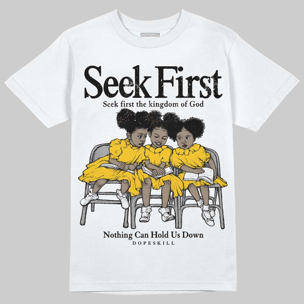 Yellow Collection superstreetwear T-Shirt New Seek First Graphic