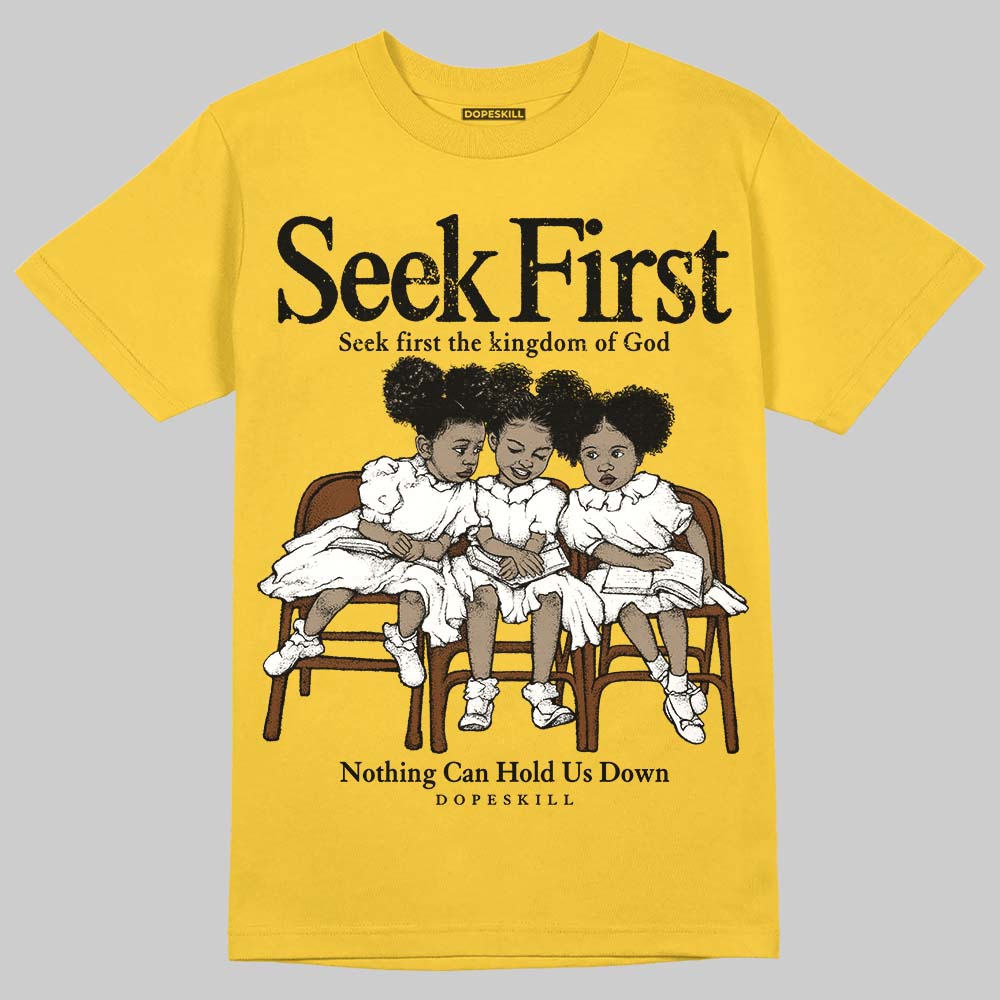 Yellow Collection superstreetwear T-Shirt New Seek First Graphic