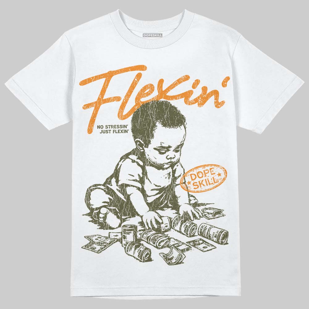 Olive 5s superstreetwear T-Shirt Flexin' Graphic