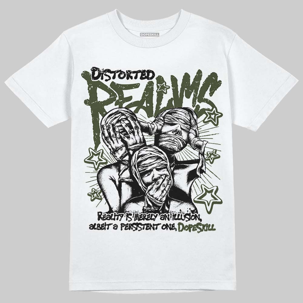 Olive Collection superstreetwear T-Shirt Distorted Realms Graphic