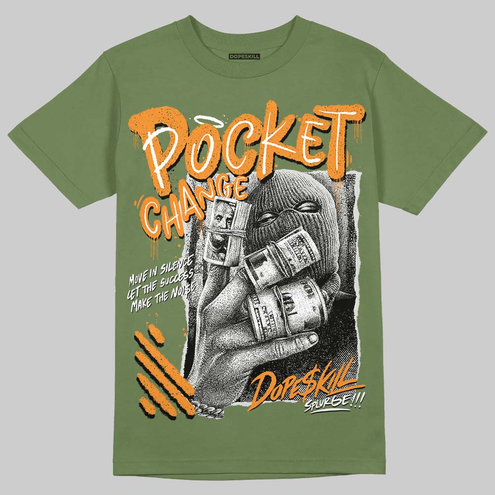Olive 5s superstreetwear T-Shirt Pocket Change Graphic