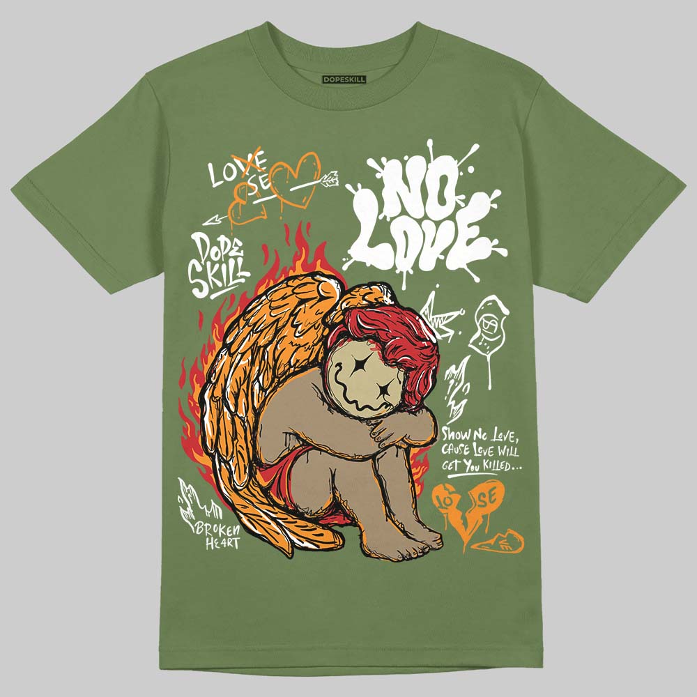 Olive Collection superstreetwear T-Shirt No Love Graphic