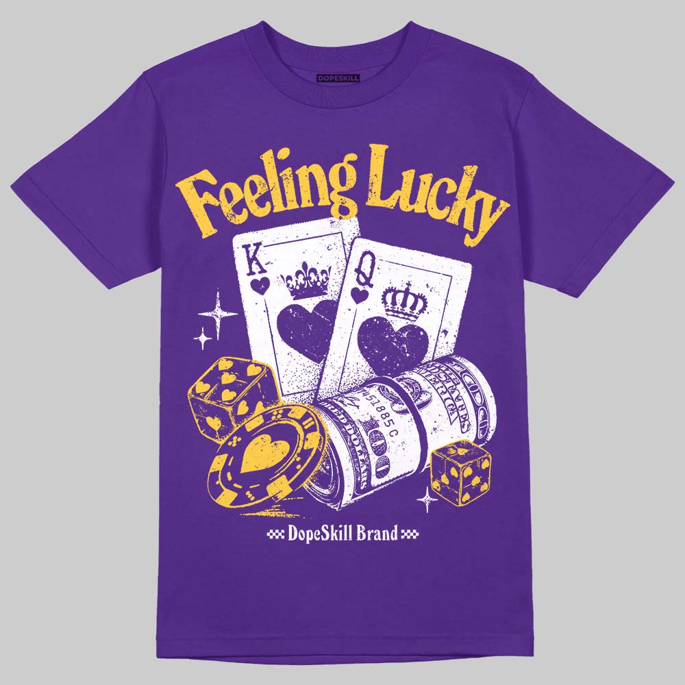 PURPLE Collection superstreetwear T-Shirt Feeling Lucky Graphic