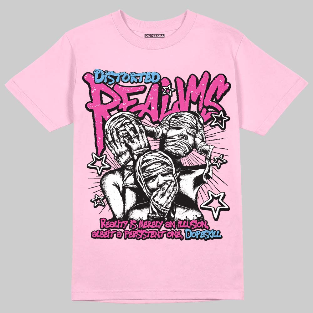 Pink Collection superstreetwear T-Shirt Distorted Realms Graphic