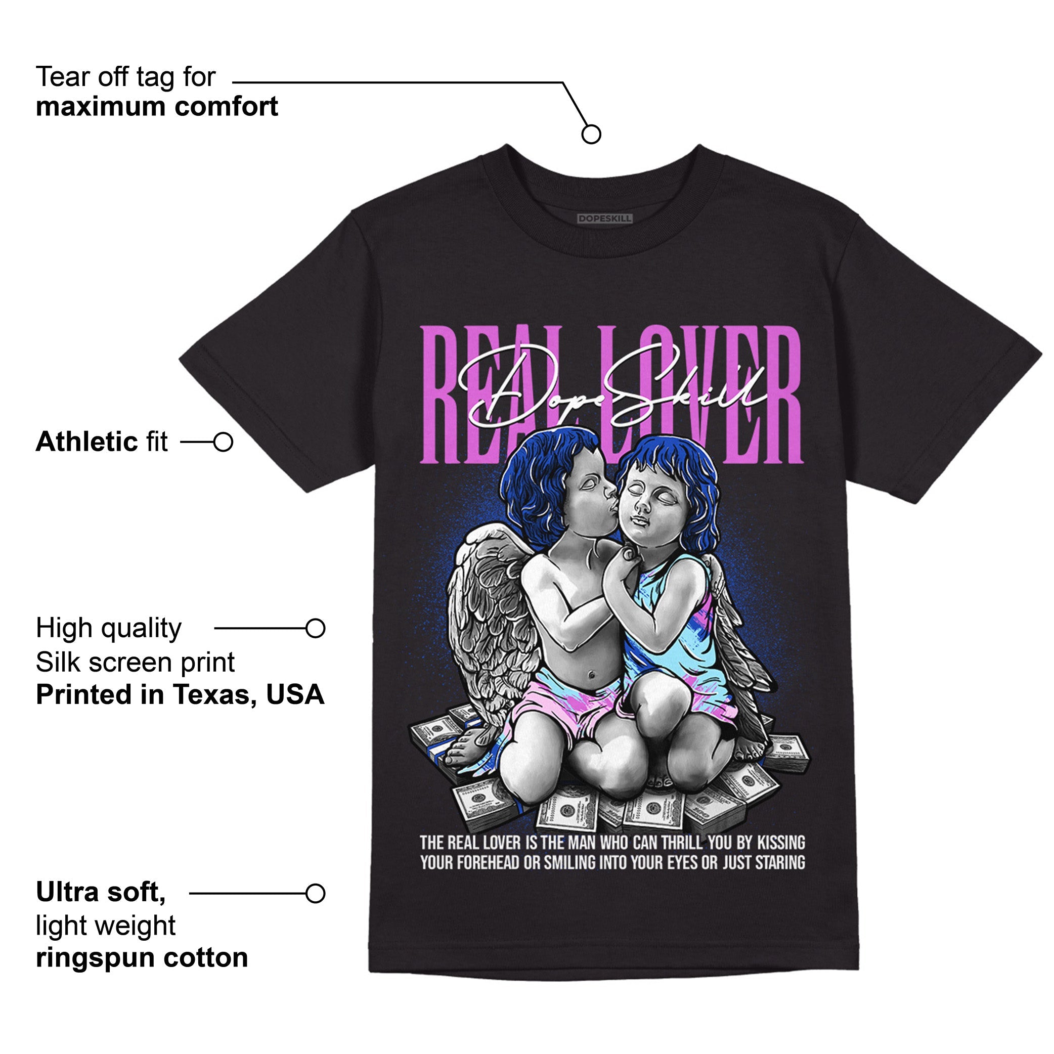 Hyper Royal 12s superstreetwear T-Shirt Real Lover Graphic