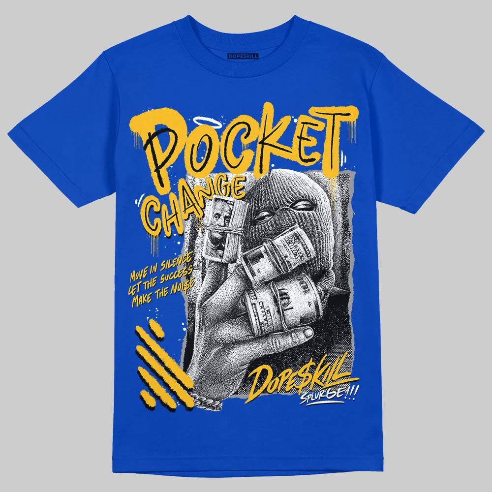 Royal Blue Collection superstreetwear T-Shirt Pocket Change Graphic