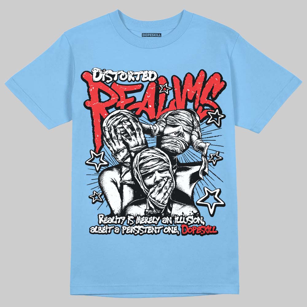 University Blue Collection superstreetwear T-Shirt Distorted Realms Graphic