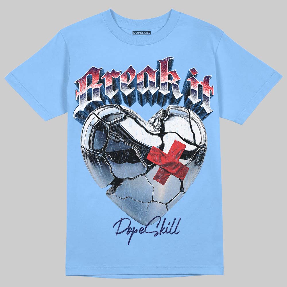 University Blue Collection superstreetwear T-Shirt Break It Graphic