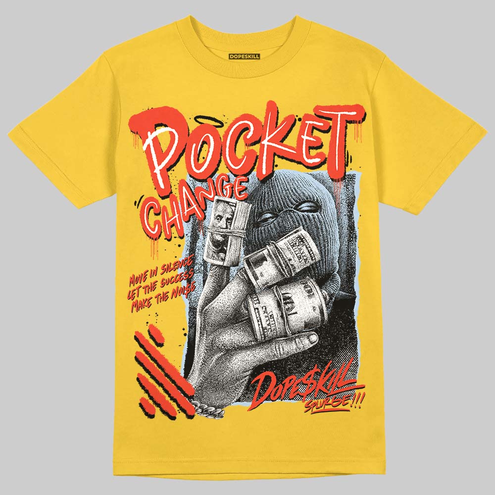 Yellow Ochre 6s superstreetwear T-Shirt Pocket Change Graphic