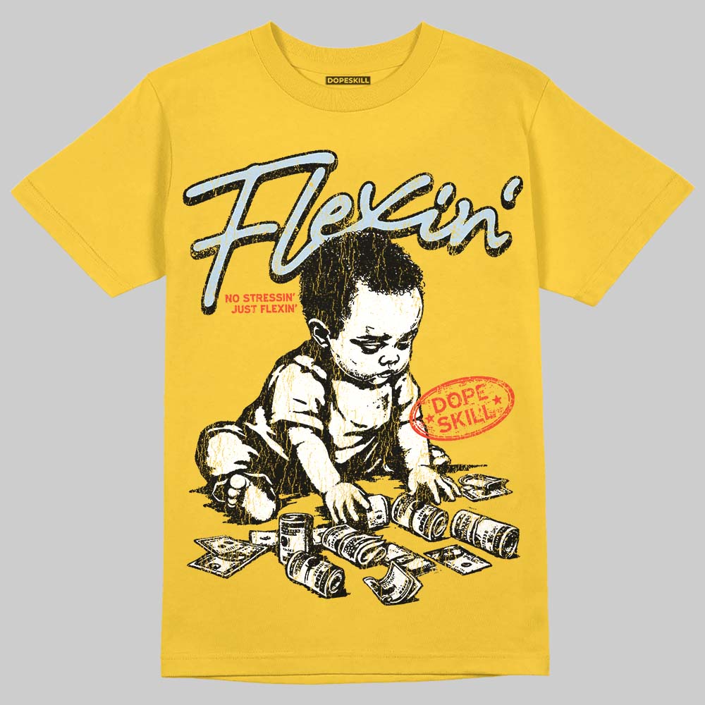 Yellow Ochre 6s superstreetwear T-Shirt Flexin' Graphic