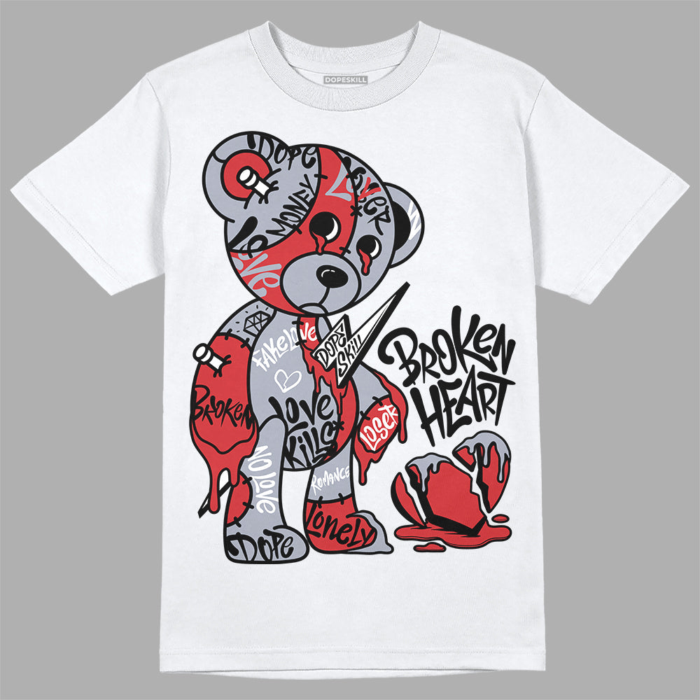 Bred Reimagined 4s superstreetwear T-Shirt Broken Heart Graphic
