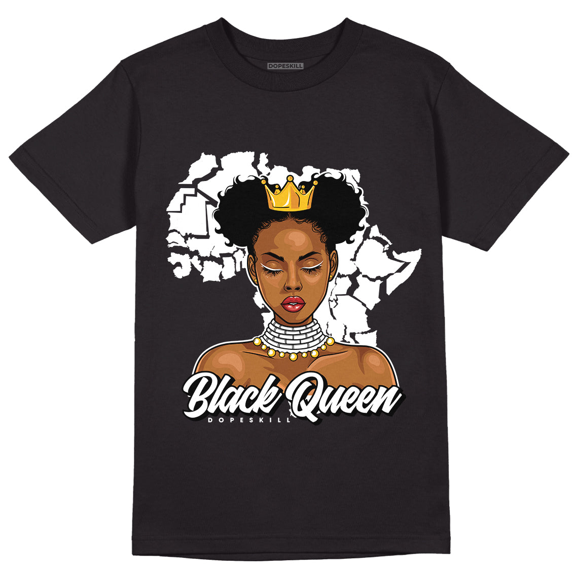 Dunk Low Panda White Black superstreetwear T-Shirt Black Queen Graphic