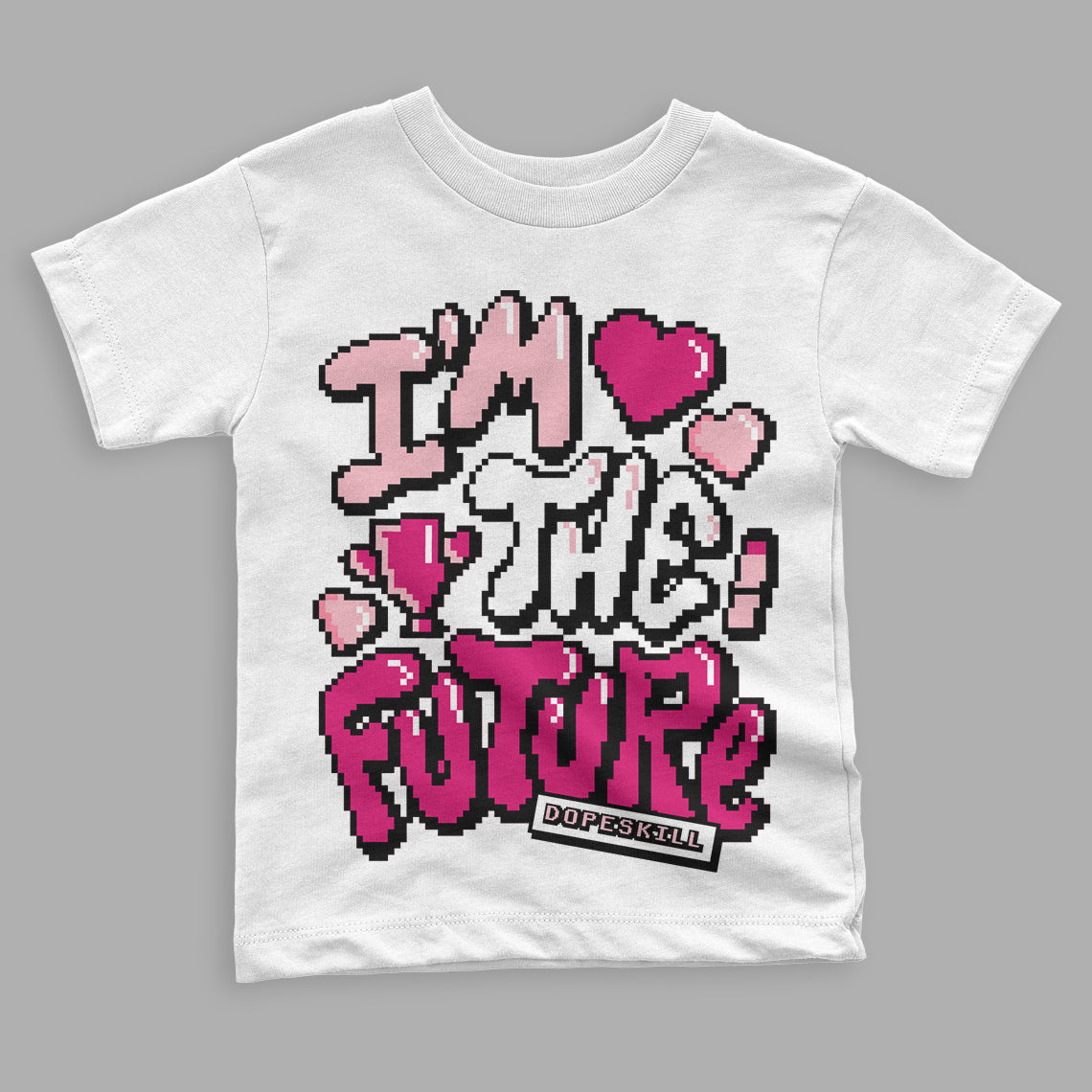 Coral Chalk 1s Mid superstreetwear Toddler Kids T-shirt I'm The Future Graphic