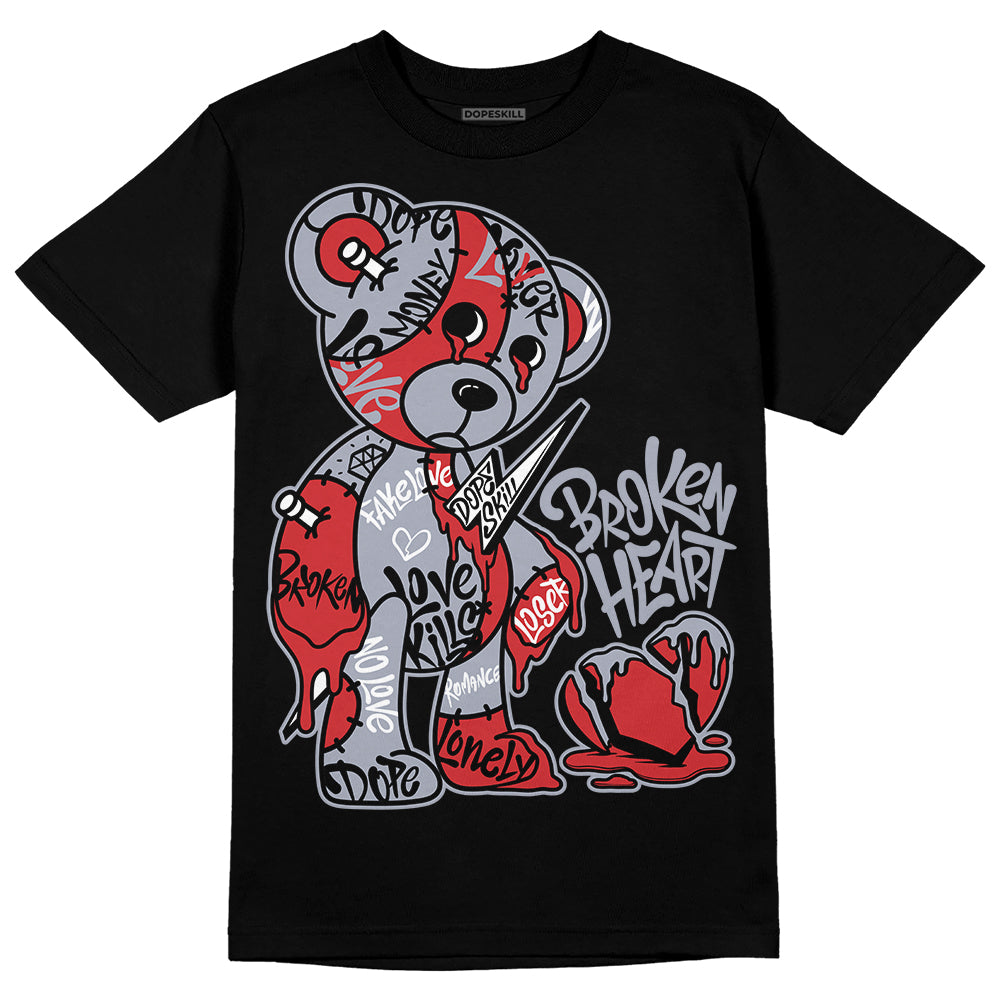 Bred Reimagined 4s superstreetwear T-Shirt Broken Heart Graphic