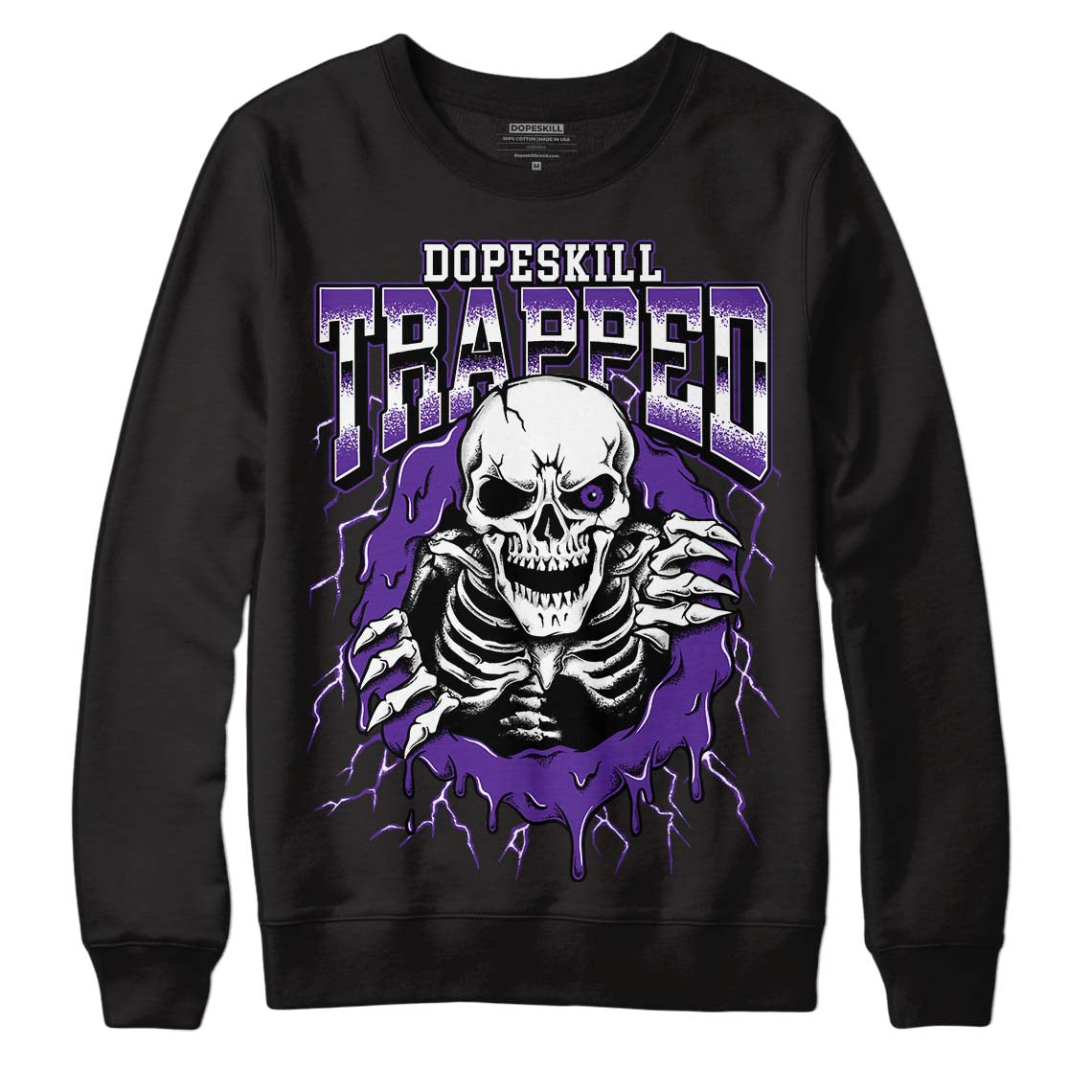 PURPLE Collection superstreetwear Sweatshirt Trapped Halloween Graphic