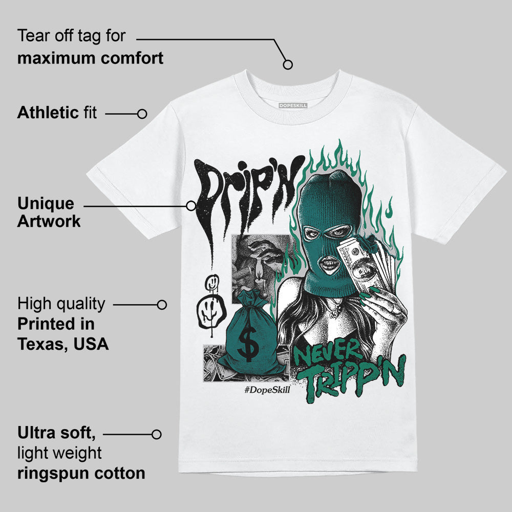 Gel 1130 White Dark Neptune superstreetwear T-Shirt Drip'n Never Tripp'n Graphic