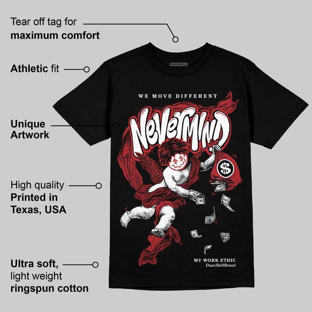 Flu Game 12s superstreetwear T-Shirt Nevermind Graphic