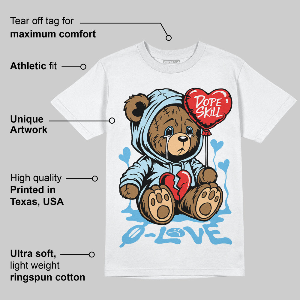 Legend Blue 11s superstreetwear T-Shirt Broken Bear Graphic