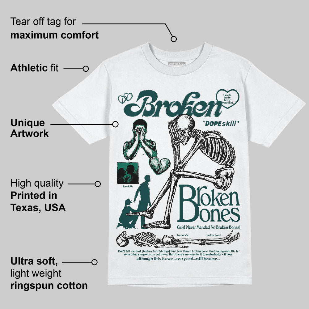 Oxidized Green 4s superstreetwear T-Shirt Broken Bones Graphic