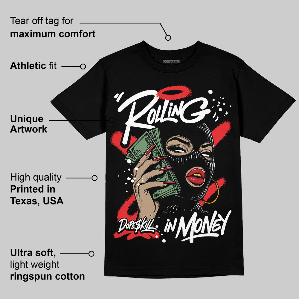 Dunk Panda White Black superstreetwear T-Shirt Rolling in Money Graphic