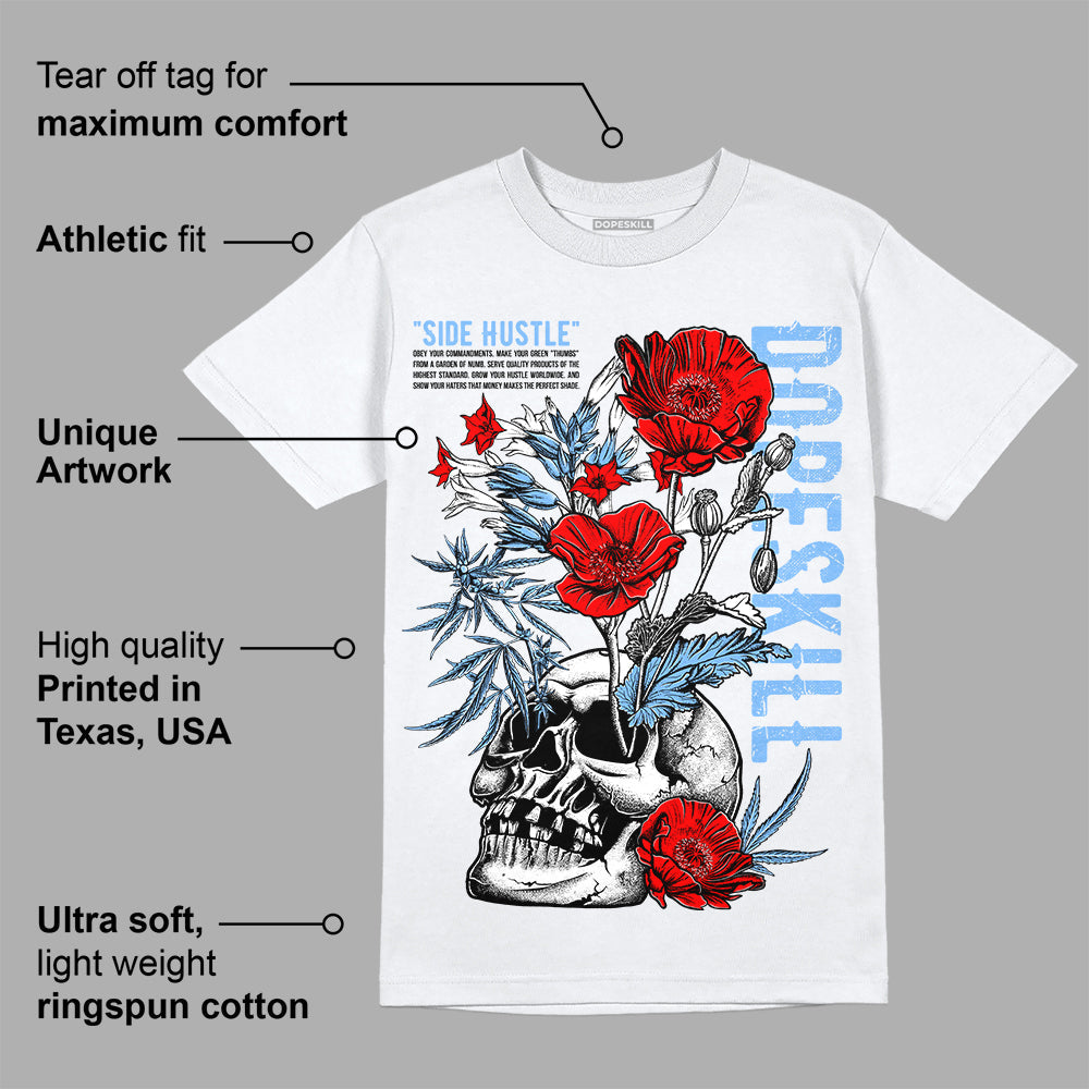 Powder Blue 9s superstreetwear T-Shirt Side Hustle Graphic