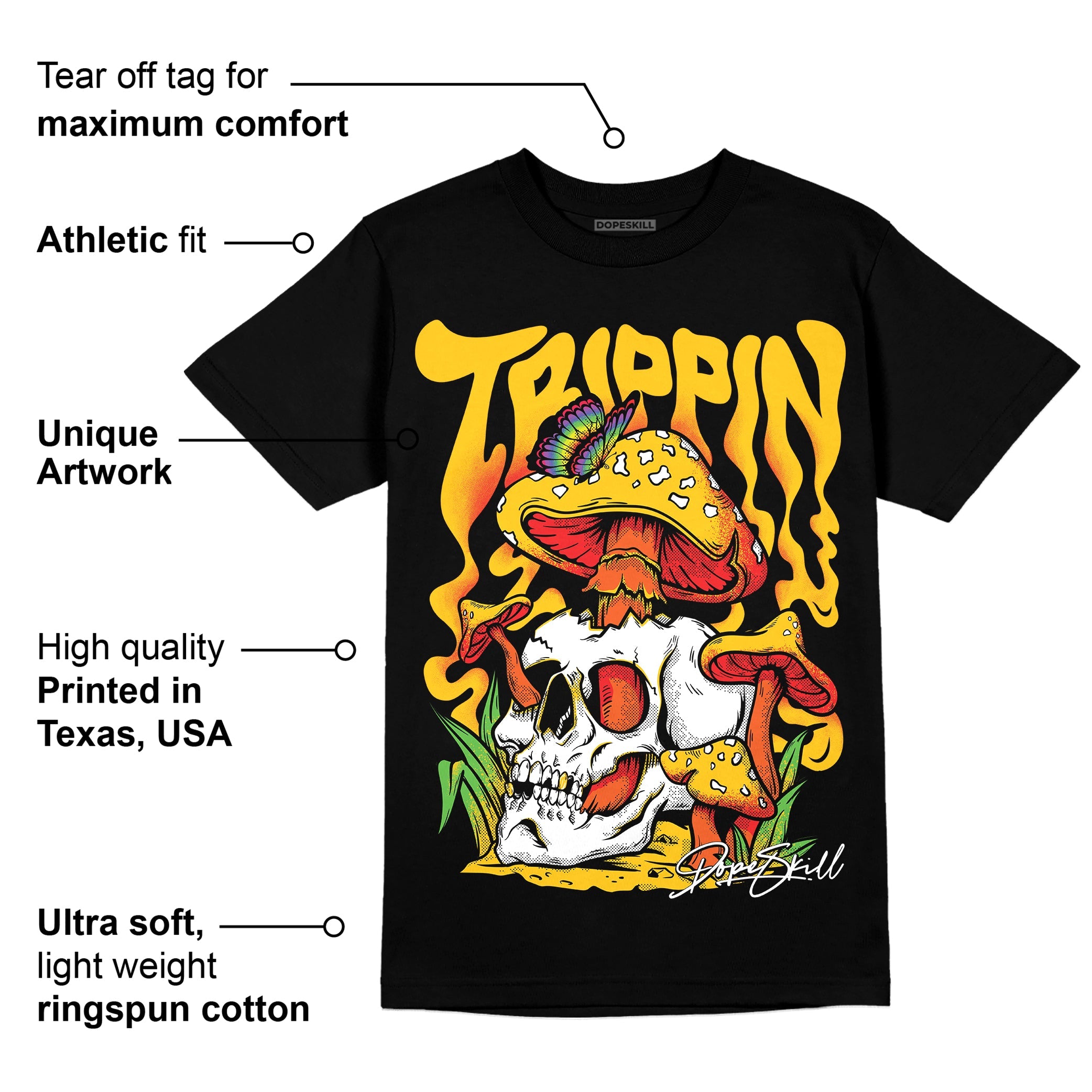 Yellow Collection superstreetwear T-Shirt Trippin Graphic