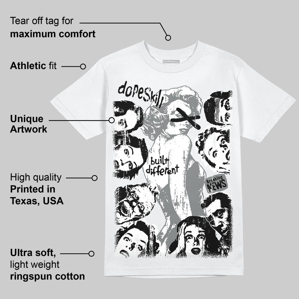 Cool Grey 9s superstreetwear T-Shirt Built Different Graphic