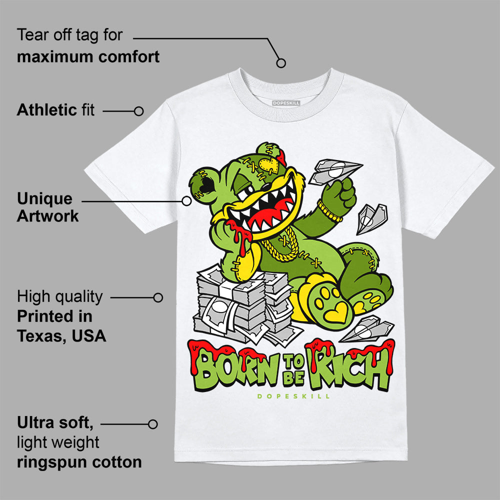 Dunk 'Chlorophyll' superstreetwear T-Shirt Born To Be Rich Graphic