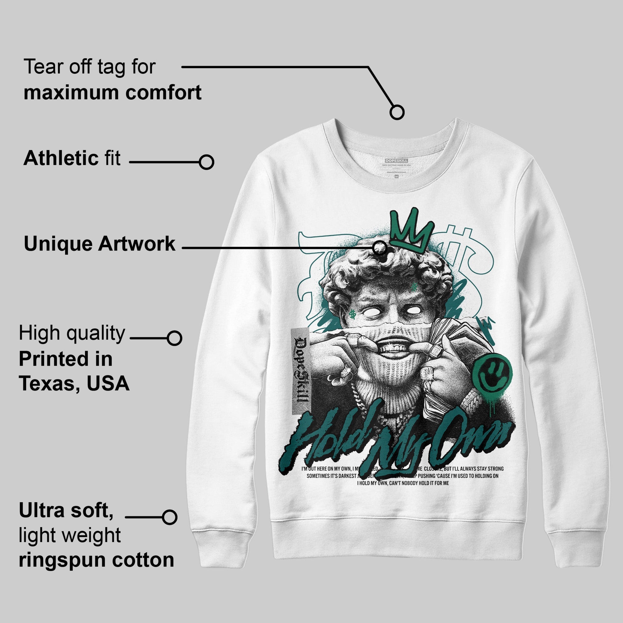 Gel 1130 White Dark Neptune superstreetwear Sweatshirt In My Way Graphic