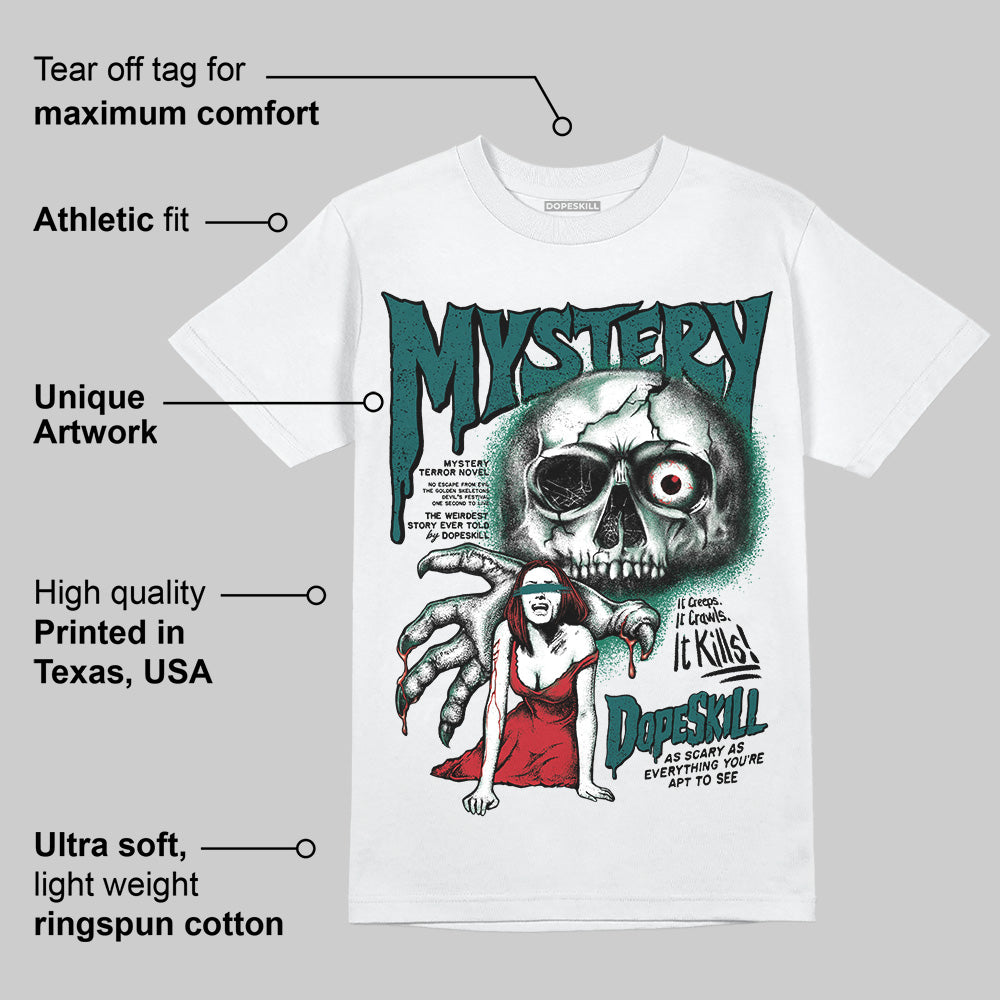 Gel 1130 White Dark Neptune superstreetwear T-Shirt Mystery Ghostly Grasp Graphic