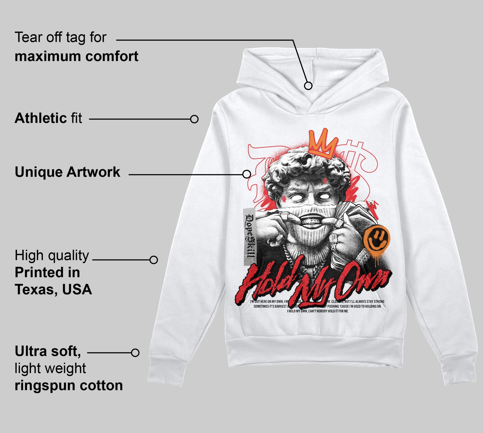 Red Cement 4S superstreetwear Hoodie Sweatshirt In My Way Graphic