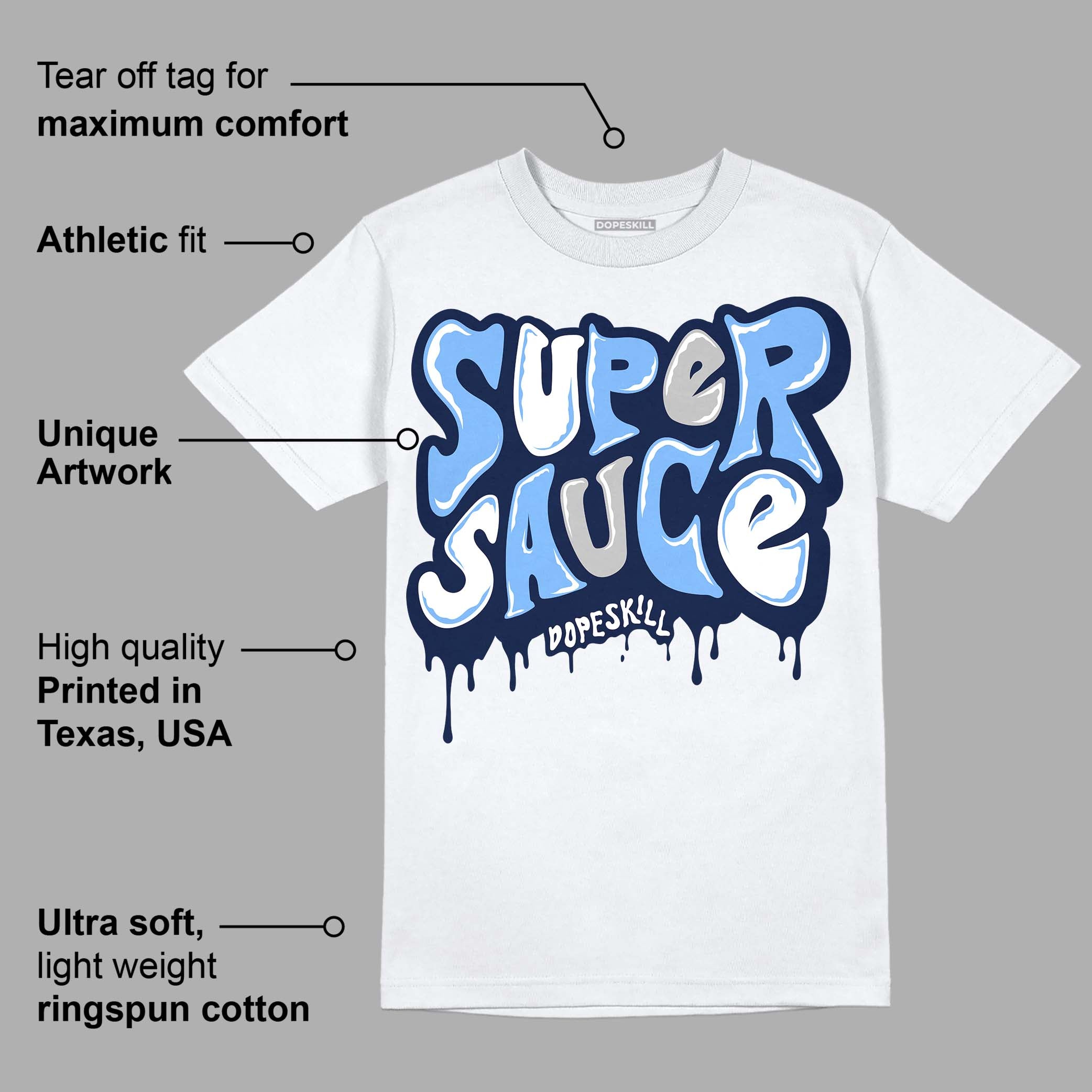 Midnight Navy 5s superstreetwear T-Shirt Super Sauce Graphic