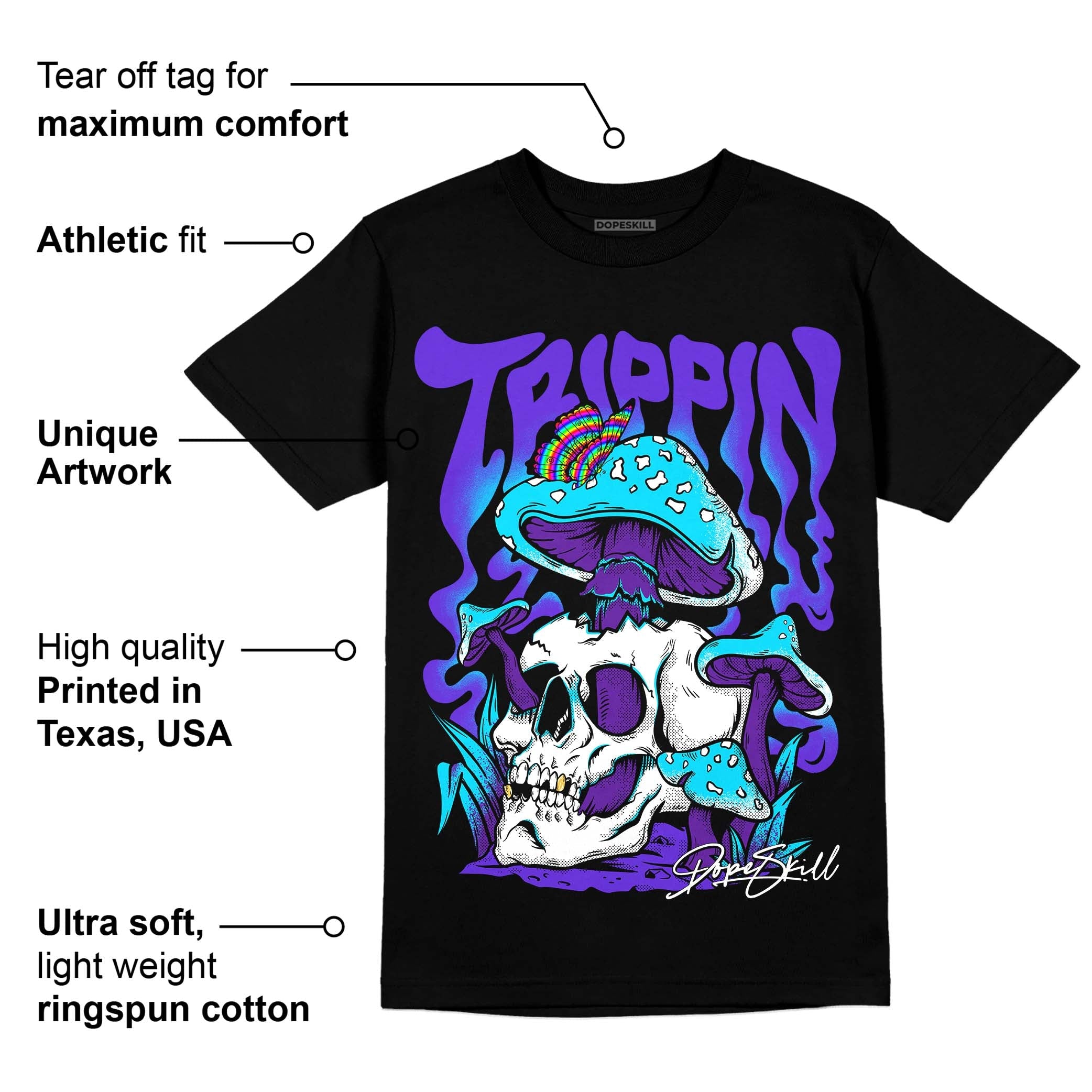 Aqua 6s superstreetwear T-Shirt Trippin Graphic